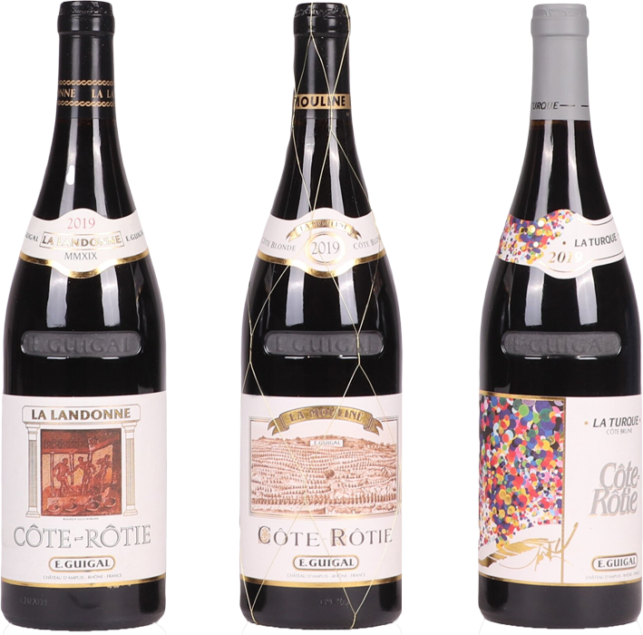 E. Guigal – Trilogie (Mouline 2019, Landonne 2019, Turque 2019)